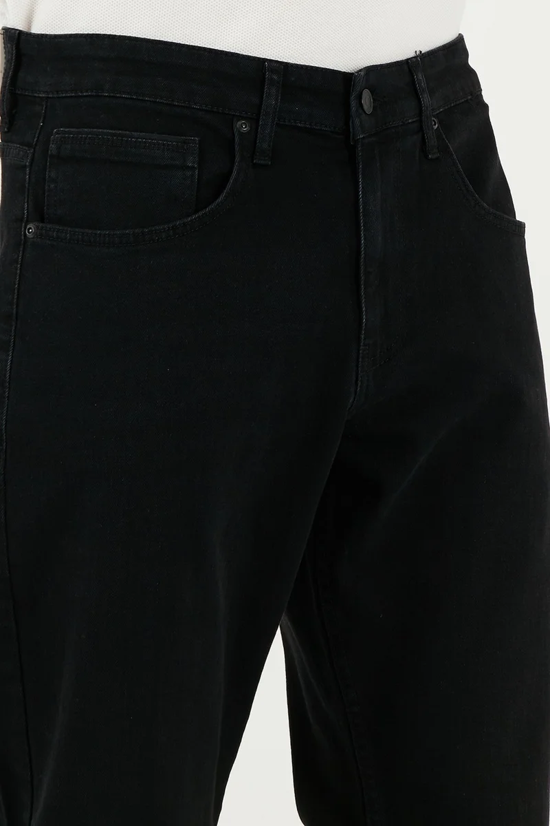 Buratti Stretch Cotton Comfort Fit High Waist Straight Leg Jeans Men's Jeans 4411S55TEXAS