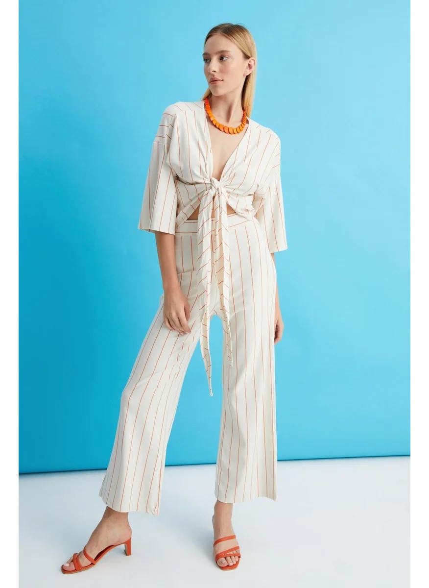 Alexander Gardi Wide Leg Trousers (B22-13700)