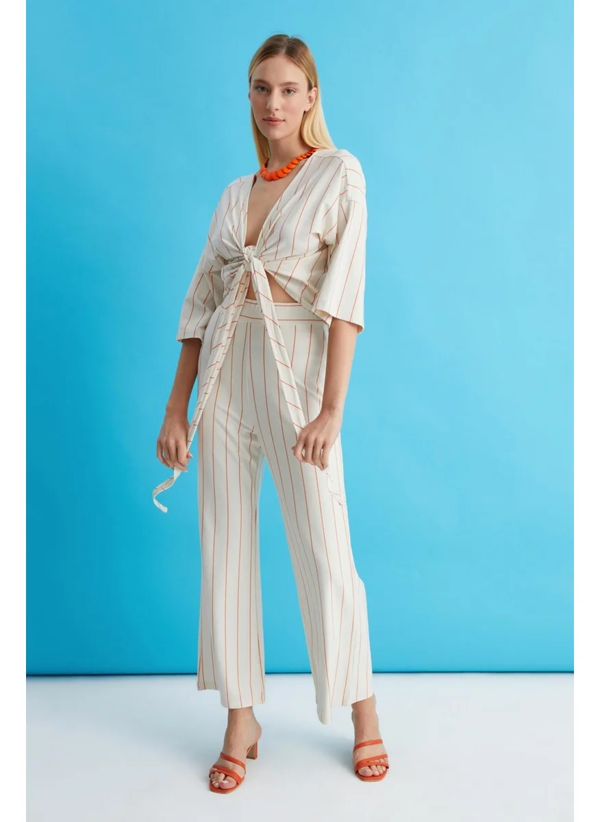 Alexander Gardi Wide Leg Trousers (B22-13700)