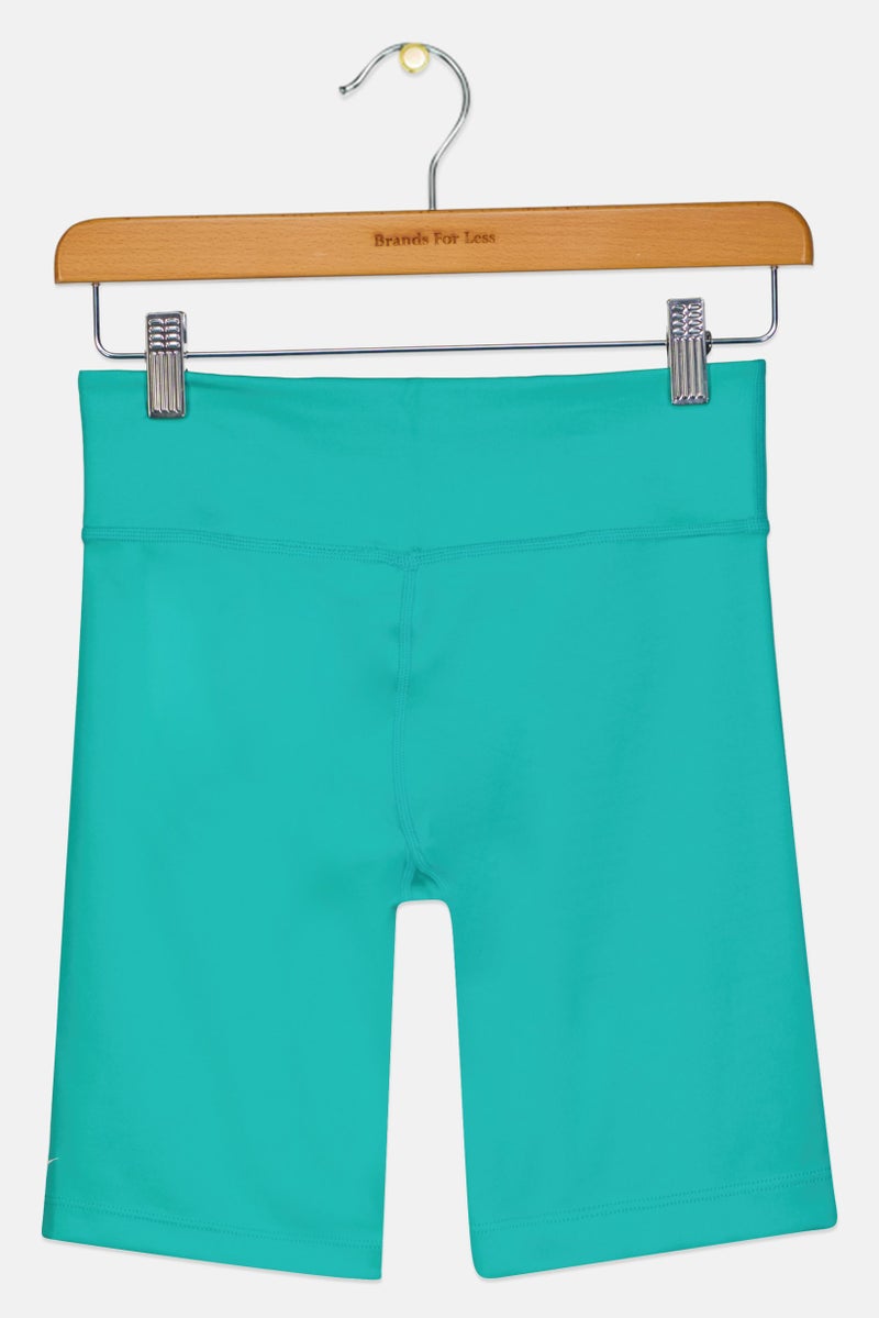 Nike Kids Boy Sportswear Fit Pull On Training Shorts, Aqua Green  - Image 2