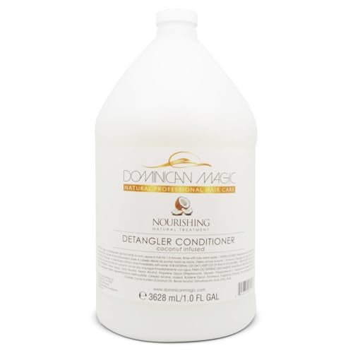 Dominican Magic Detangler Coconut-Infused Conditioner – 1 Gallon (3628ml) | Ultra-Hydrating & Strengthening | Softens, Detangles & Restores Shine for All Hair Types - Image 1