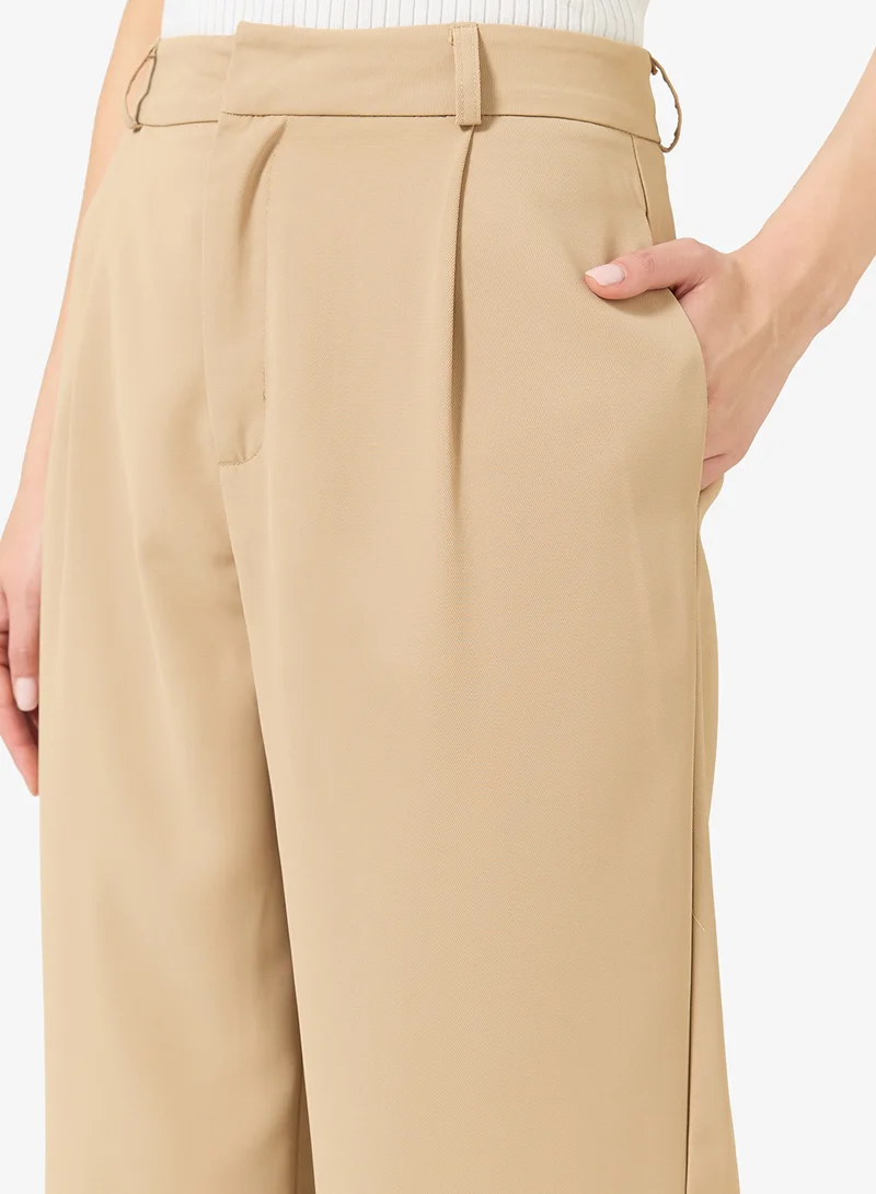 جينجر بنطلون واسع الساق مفصل