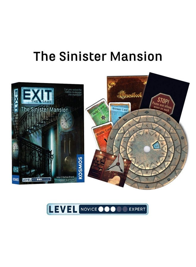 Thames & Kosmos EXIT: The Game 4-Pack Escape Room Bundle | Season 3 | Dead Man on the Orient Express | Sinister Mansion | Sunken Treasure | Mysterious Museum | Family-Friendly, Cooperative Game | 1 to 4 Players - Image 4