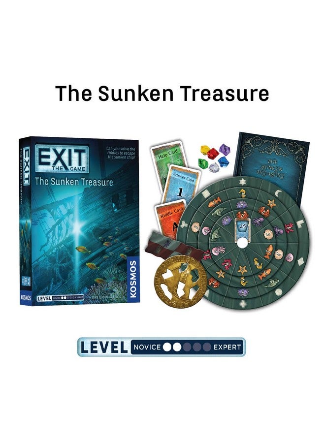 Thames & Kosmos EXIT: The Game 4-Pack Escape Room Bundle | Season 3 | Dead Man on the Orient Express | Sinister Mansion | Sunken Treasure | Mysterious Museum | Family-Friendly, Cooperative Game | 1 to 4 Players - Image 3