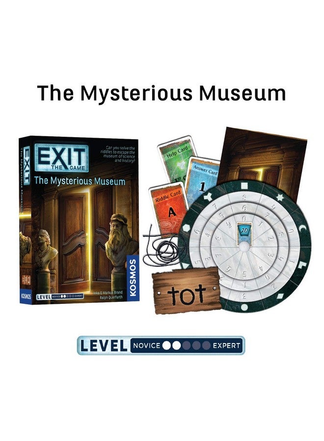 Thames & Kosmos EXIT: The Game 4-Pack Escape Room Bundle | Season 3 | Dead Man on the Orient Express | Sinister Mansion | Sunken Treasure | Mysterious Museum | Family-Friendly, Cooperative Game | 1 to 4 Players - Image 5