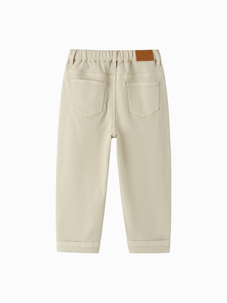 بالابالا بنطلون دنيم بحافة مطوية للأولاد - Image 2