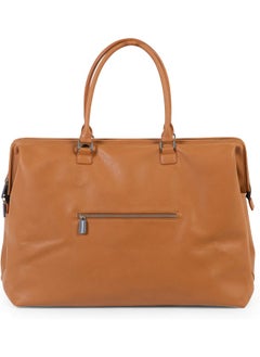 CHILDHOME Childhome The Original Mommy Bag, Large Baby Diaper Bag, Mommy Hospital Bag, Large Tote Bag, Mommy Travel Bag, Baby Bag Tote, Pregnancy Must Haves , Leatherlook Brown  - Image 2