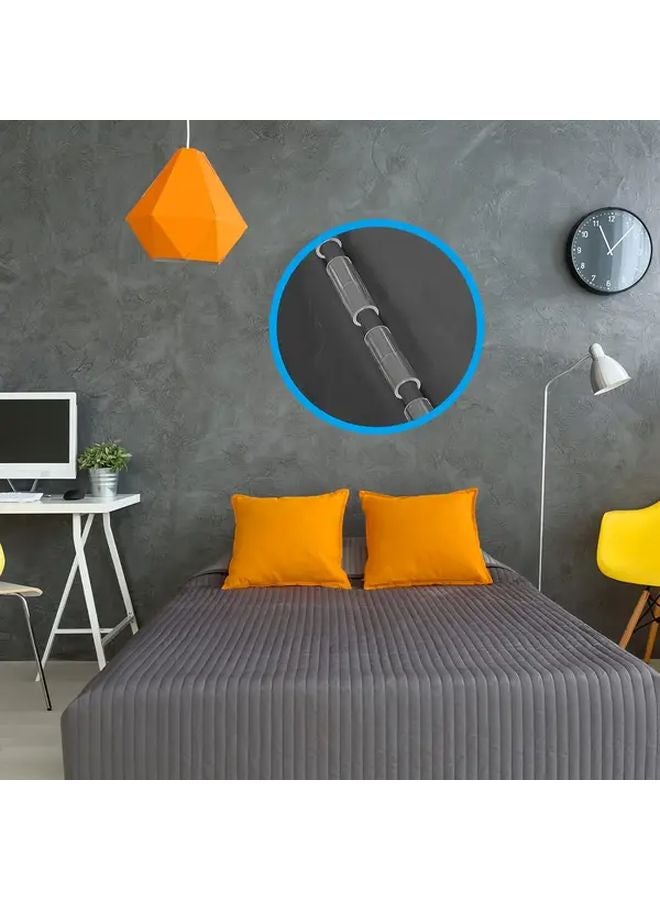 12 قطعة مشابك شراشف سرير شفافة متينة من مادة البولي بروبيلين تثبيت آمن لملاءة المرتبة - Image 5