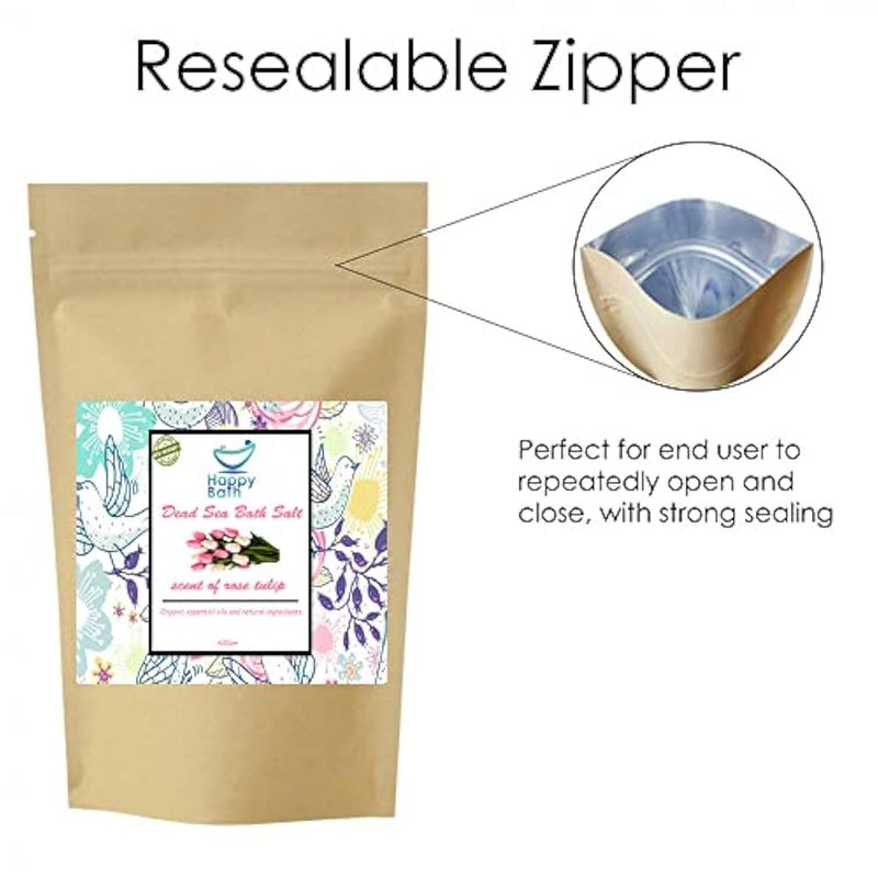 100% Natural Dead Sea Salts for Soaking, Relaxation, and Detoxification of Skin, 600 gm, scent of Tulip - Image 5