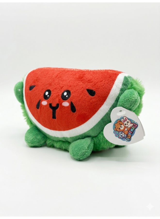 Fluffmals Soft Plush Animal Toy – MOCO MELON15cm 15cm | Cute Mini Stuffed Toy for Kids | Ultra Soft & Huggable Small Plush | Travel Friendly Soft Toy for Babies & Toddlers - Image 1