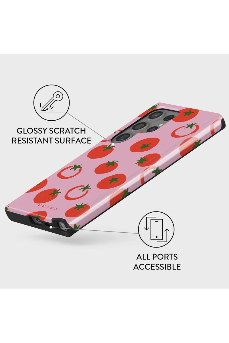 Burga multicolour Samsung Galaxy S24 Ultra Case - Salsa For Screen & Camera Protection Printed Case  | Best Price UAE