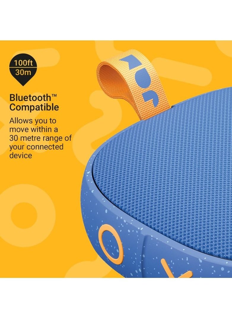 JAM - JAM HX-P303BL - Hang Tight Portable Bluetooth Speaker - Blue - Image 1