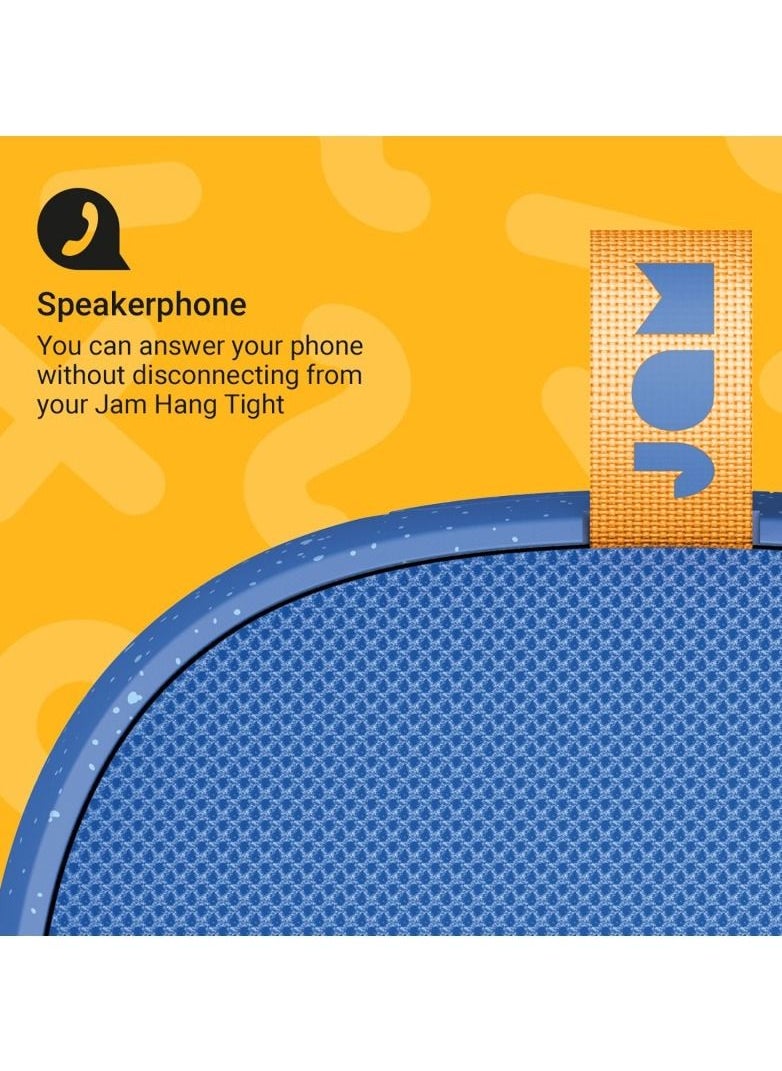 JAM - JAM HX-P303BL - Hang Tight Portable Bluetooth Speaker - Blue - Image 1