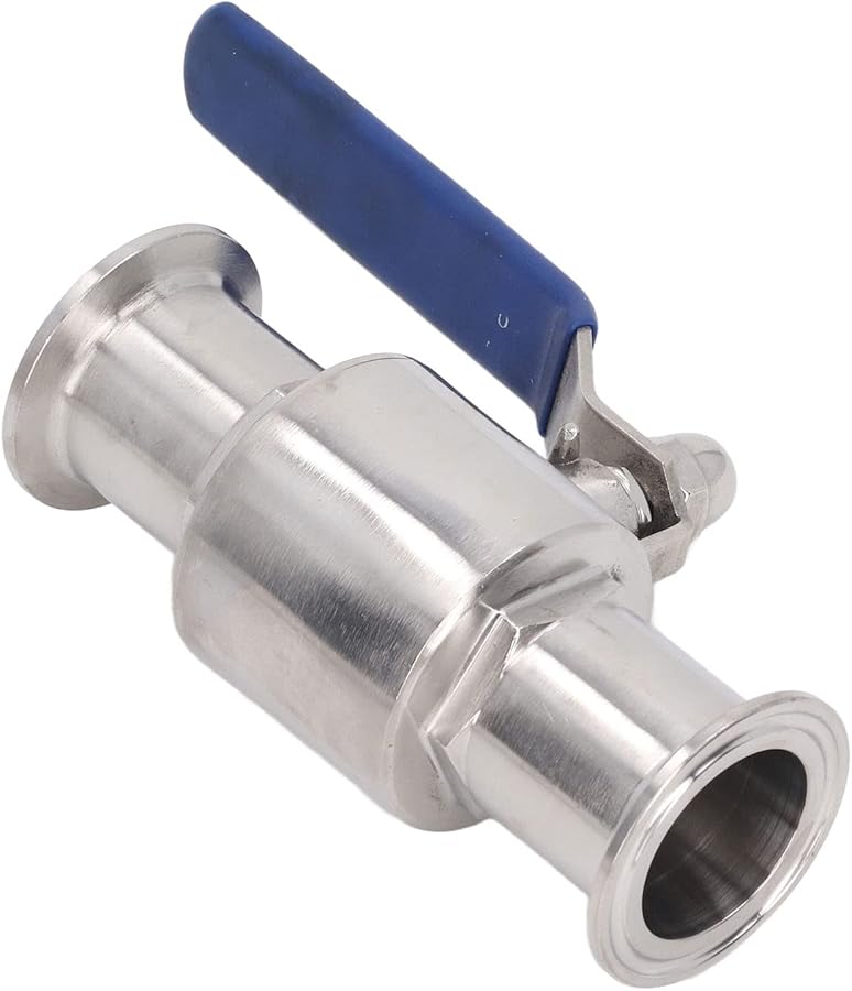 304 Stainless Steel Ball Valve With Handle 45mm Pipe OD For Flow Control - Image 3