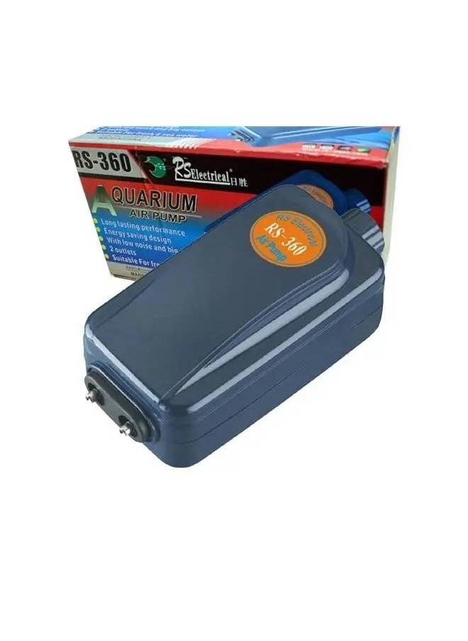 Rs Electrical - Rs 360 aquarium air pump 2 outlet - Image 1