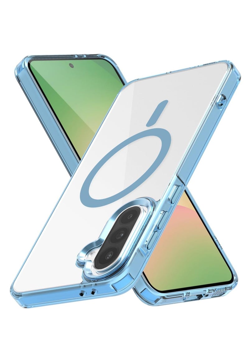 Hard Case for Samsung Galaxy A56 /Galaxy A36 [Compatible with Magsafe Wireless Charging] Yellowing Resistant Magnetic A56 Clear Cover - Image 1
