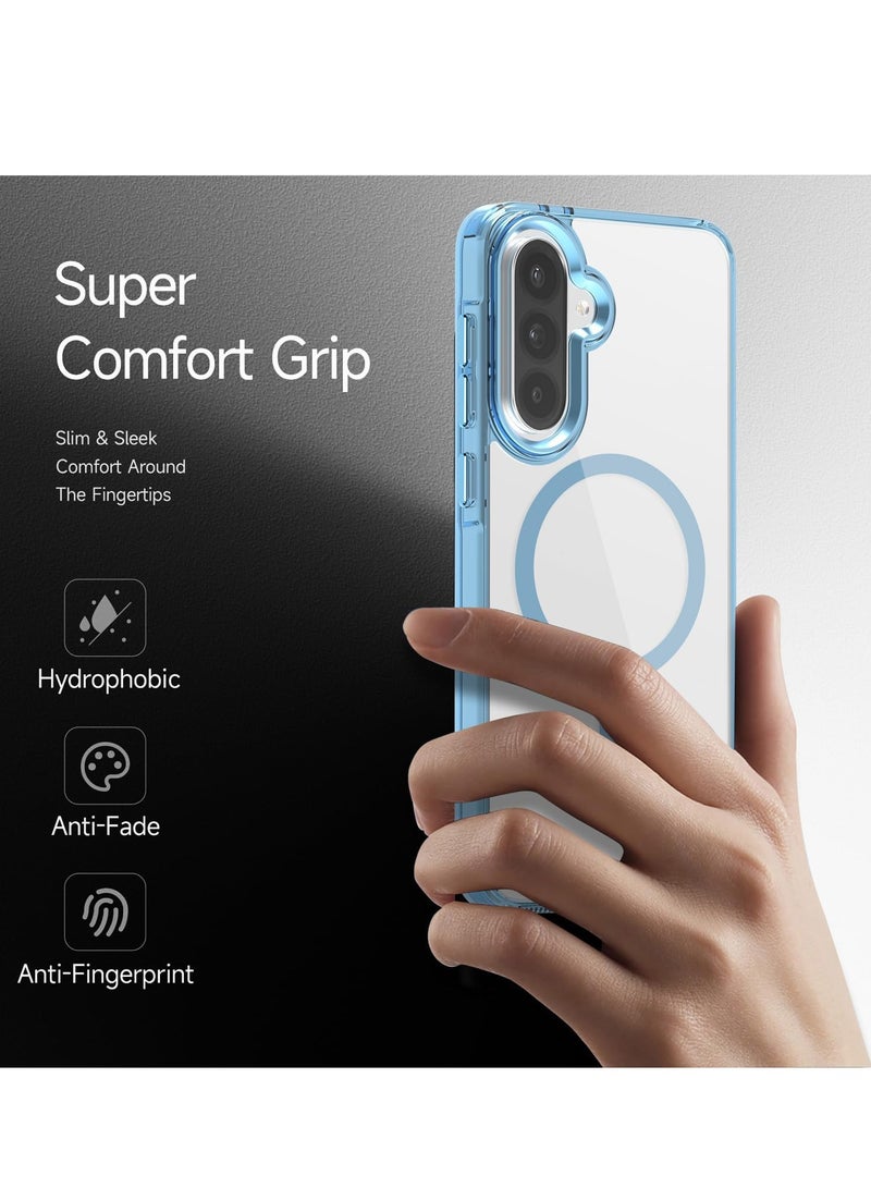 Hard Case for Samsung Galaxy A56 /Galaxy A36 [Compatible with Magsafe Wireless Charging] Yellowing Resistant Magnetic A56 Clear Cover - Image 4