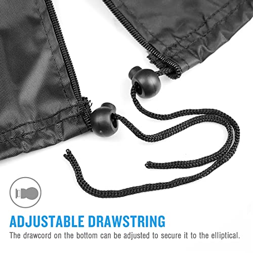 Kingling Elliptical Cover, Elliptical Exercise Machine Cover for 430/470/V-950X Elliptical Trainer Waterproof & Dustproof Protective Covers - 71''L x 29''W x 65'' H - Image 4