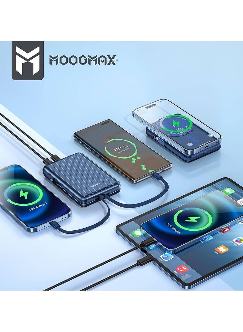MOOGMAX MOOGMAX TRUNK SERIES RETRO (GOME) High-Speed 22.5W Wireless Charging Power Bank – MOOGMAX GOME with 15W Output and Magnetic Design - Image 2