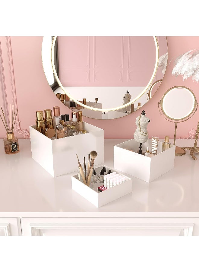 TPGP Buffet Risers, Food Risers for Buffet Table, Display Stand Shelf for Catering Dessert Collectibles Jewelry Figures Show, Acrylic Cube Display Nesting Risers with Hollow Bottoms 6PCS 8"9"10" - Image 3