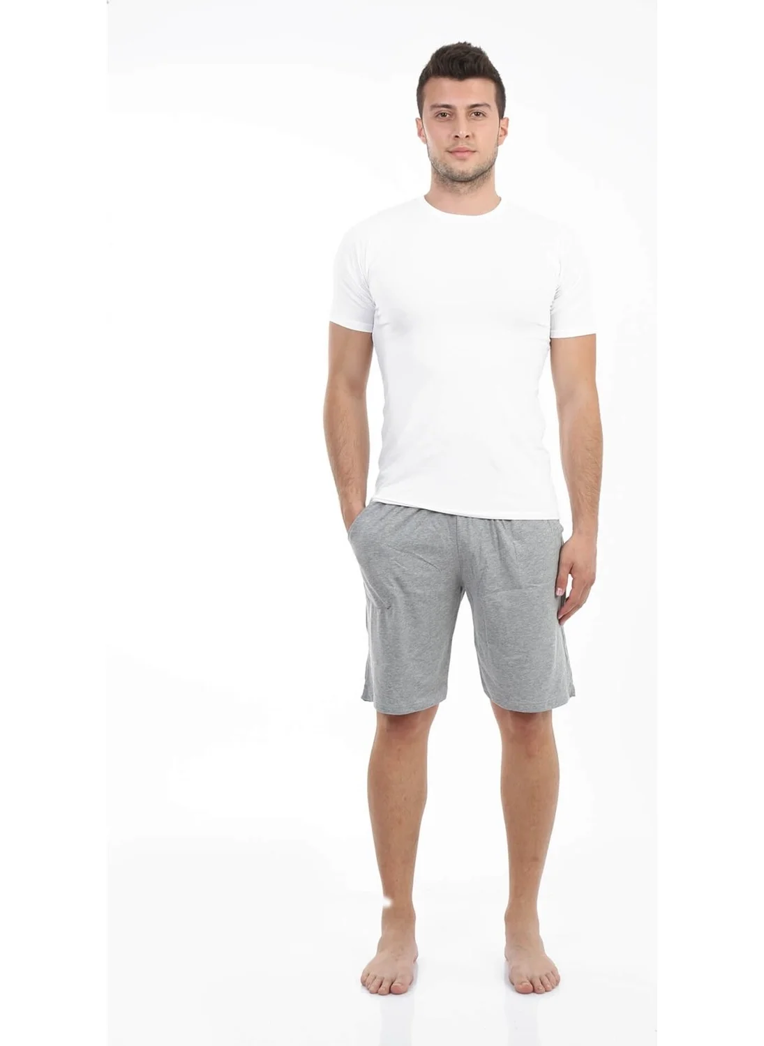 اكبينيز Men's Pocket Cotton Shorts 27210