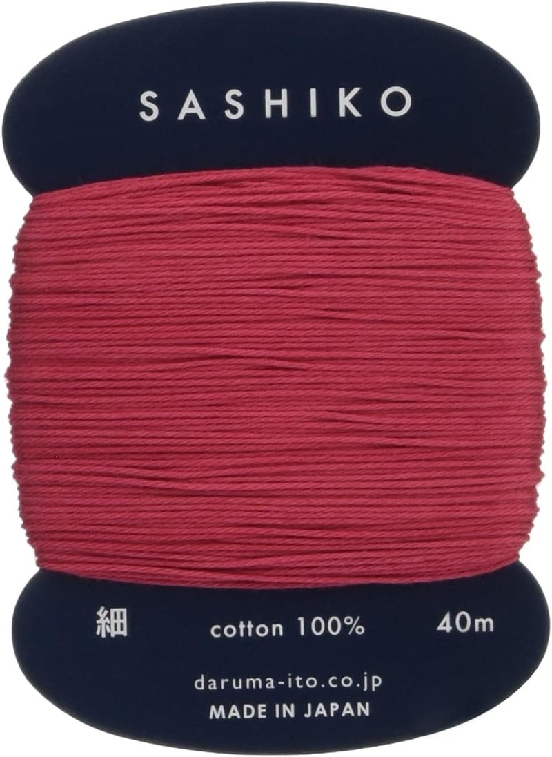 Yokota Sashiko Thread Single and Variegated Color (Madder, Thin 40M Card)