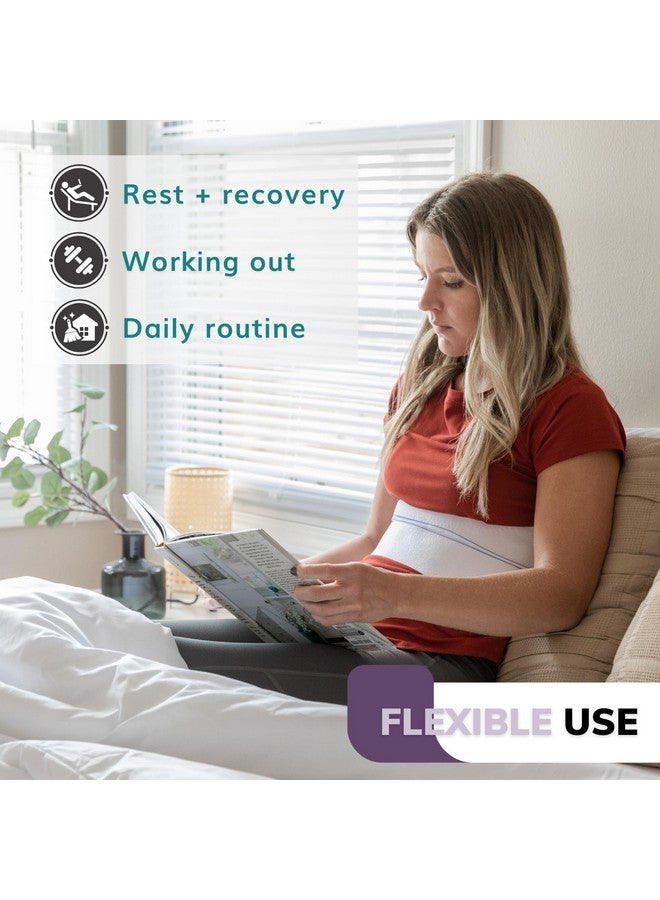 BraceAbility Broken Rib Brace for Cracked Ribs - Women's Rib Cage Support Belt for Bruised, Fractured or Dislocated Ribs Protection, Compression Wrap and Chest Support (Universal Female) - Image 4