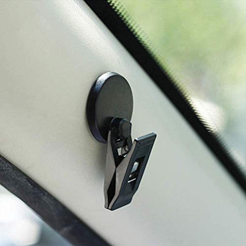 igersaw 2Pcs Car Note Pad Holder, 18 * 10 * 3 Car Parking Ticker Holder Memo Holder Car Clip Windscreen Holder Self Adhesive Tickets Clips (Black) - Image 4