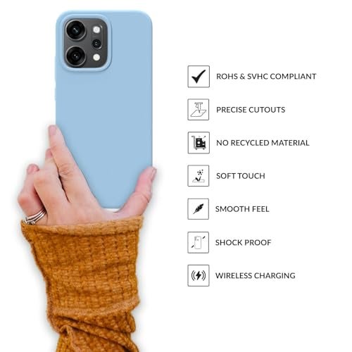 SPRIG Compatible with Oppo Reno 14 Pro Premium SilkTone Back Cover Drop Tested Shock Proof Mobile Case for Men, Women, Boys and Girls with Camera Protection (Blue) - Image 4