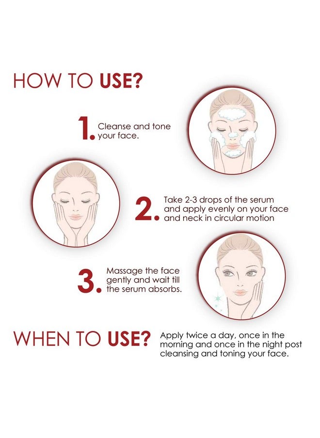 Good Vibes Rose Hip Radiant Glow Face Serum, 10 Ml Light Weight Non Greasy Moisturizing Anti Ageing Formula For All Skin Types, Corrects Dark Spots, Natural, No Parabens & Sulphates, No Animal Testing  - Image 5