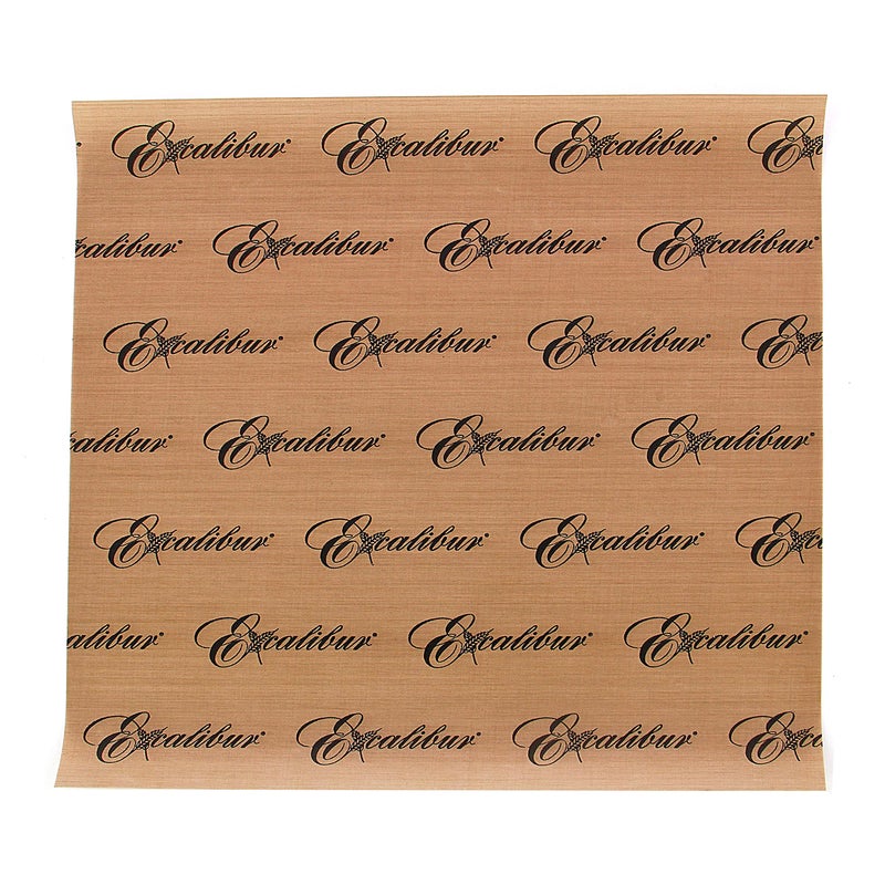 Excalibur ParaFlexx Reusable NonStick Drying Sheets for Food Dehydrators 11Inch Set of 4 Brown