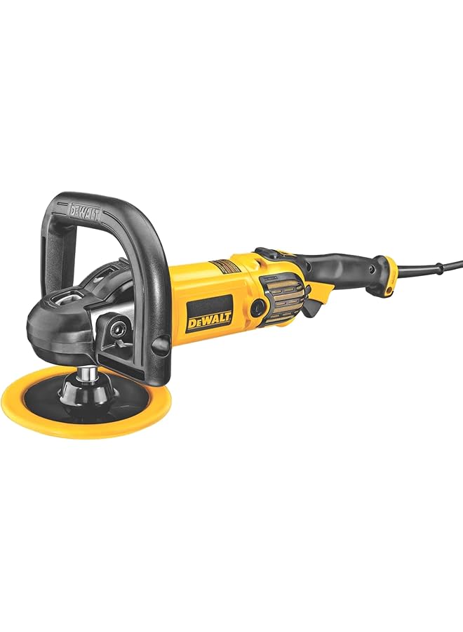 DEWALT 1250W 180Mm Variable Speed Polisher Car Polisher Heavy Duty Machine For All Types Of Polishing Yellow Black Dwp849X B53 Year Warrnty - Image 2