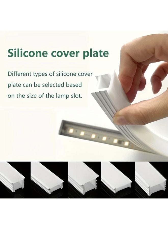 5M 16 4FT Silicone LED Channel System Neon Tube For 8 10mm DIY Rope Light Strip - Image 2