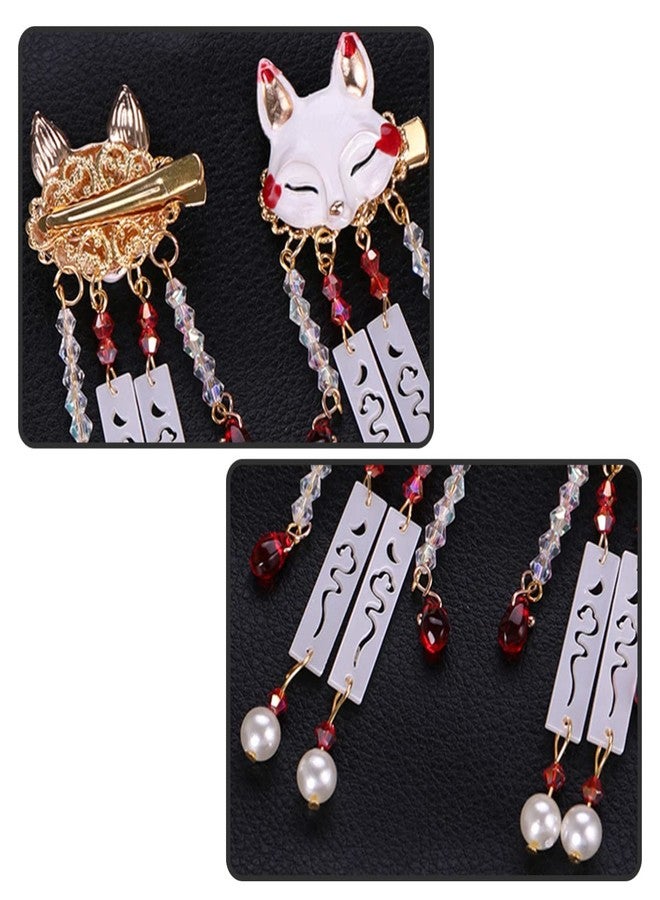 KALLORY Japanese Hair Pin Chinese Hair Clip Kimono Hair Accessories Hanfu Accessory Geisha Antiquity (1 Pair) - Image 3