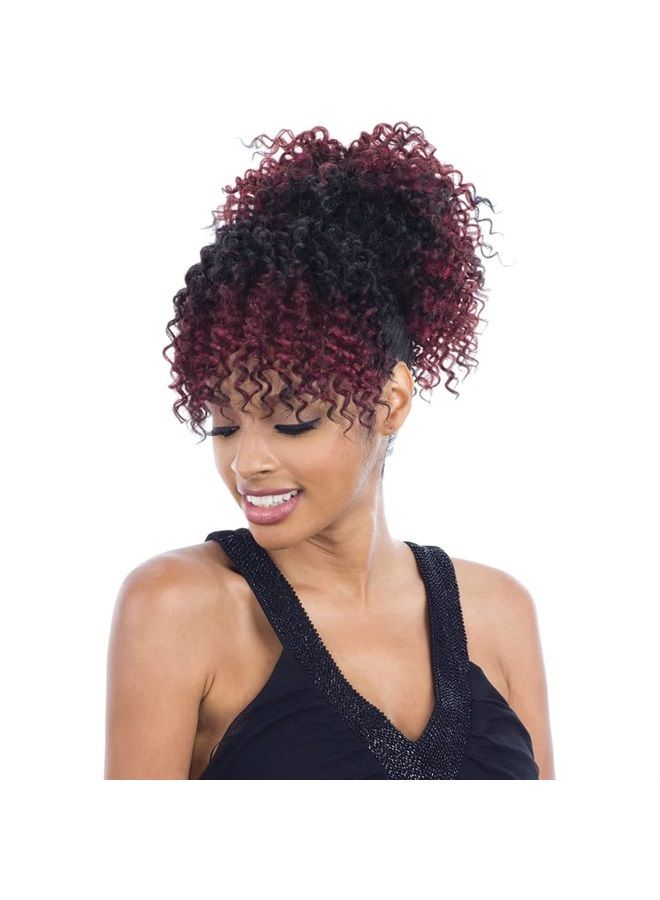 FreeTress Equal Freetress Equal Synthetic Hair Drawstring Ponytail & Bang Pony Pop Bell (T530) - Image 1