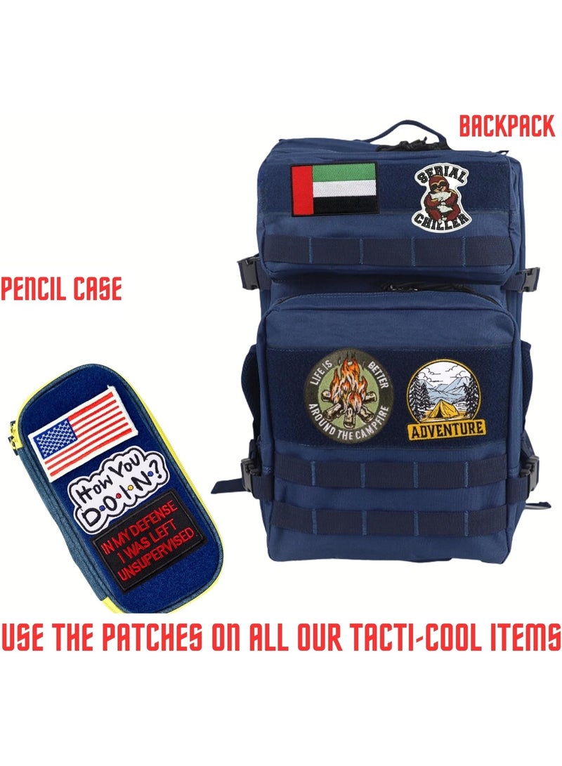 بروجكت نوماد رقعة فيلكرو مطرزة – رقع تكتيكية/عسكرية بأعلام فلسطين، إنجلترا، العراق، إسبانيا، مصر، لبنان، عُمان، الإمارات العربية المتحدة، روسيا، الهند، مخصصة للرجال، مناسبة للحقائب وحقائب الظهر والسترات، إكسسوارات قتالية تكتيكية (فلسطين). - Image 4