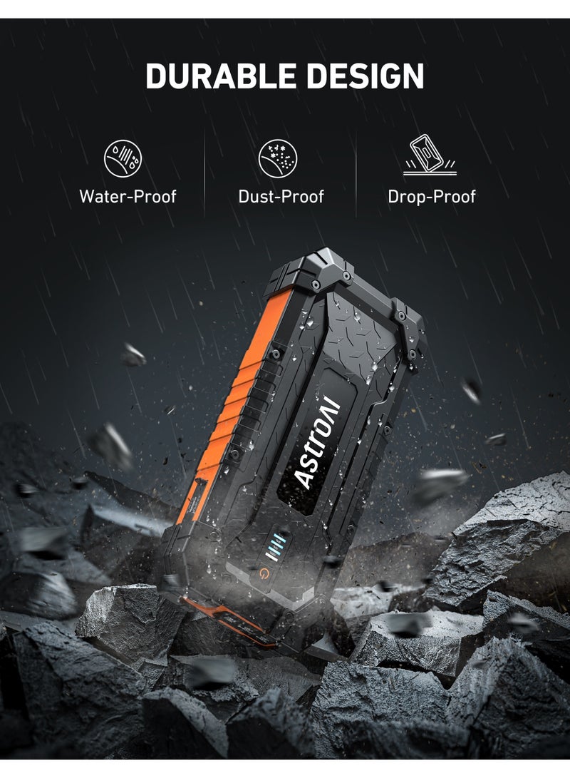 AstroAI S8 Ultra 4000A 88.8Wh  Car Jumper Starter Batteries Portable Car Jump Starter for Up to 10.0L Gas & 8.0L Diesel Engines Portable 12V Jump Box with USB Quick Charge and DC/Type C Port from USA for Gifts - Image 4