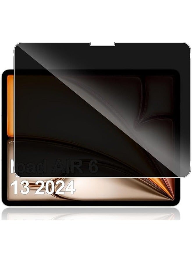 【1 Pack】 Privacy Screen Protector Compatible with iPad Air 13-inch (M2) 2024, Anti-Spy Tempered Glass, 9H Hardness Anti-Scratch - Image 1
