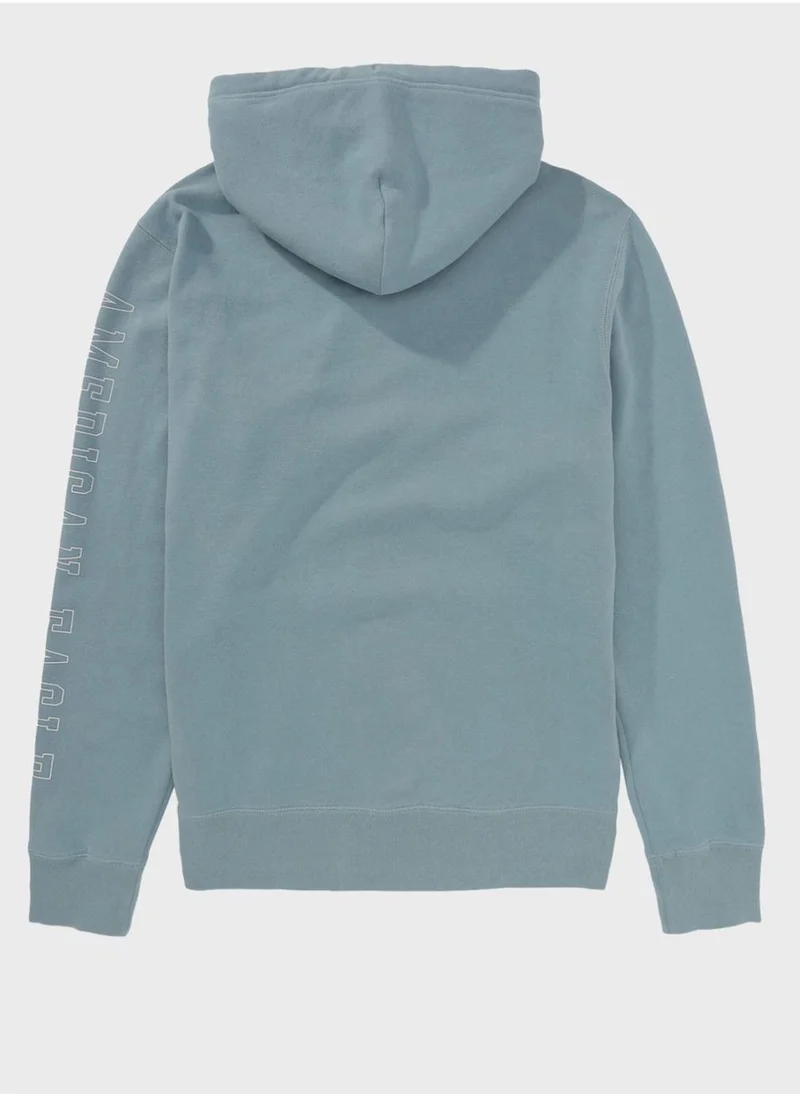 American Eagle Zipper Detailed Hoodie
