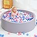 Wilwolfer Foam Baby Ball Pit for Toddlers 472 x 138 inch Extra Large Kids Ball Pit Indoor Outdoor Babies Playpen Kids Soft Play Toys Birthday Gift for Girl Boy Balls Not Included - Image 3