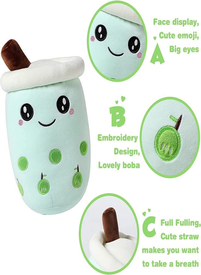 TechMax Solution Bubble Tea Stuffed Plush Pillow Pink Round Eyes Milk Tea Warm Plush Sleeping Pillow Children’s Gift Decorations - Image 4