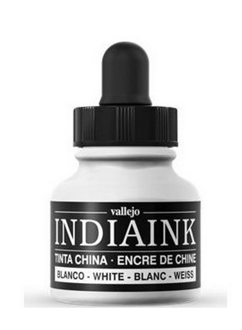 حبر الهند ٣١٠ أبيض، ٣٠ مل - حبر أكريليك عالي الصبغة للرسم والخط والنماذج