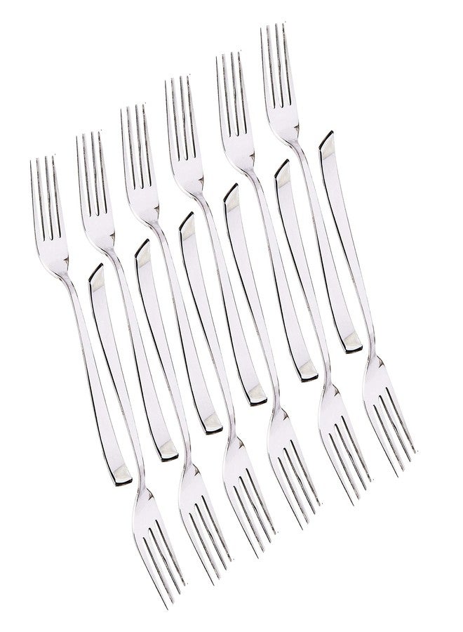 BLeaf Stainless Steel-Baby Fork Set (Pack of 12) - Image 1