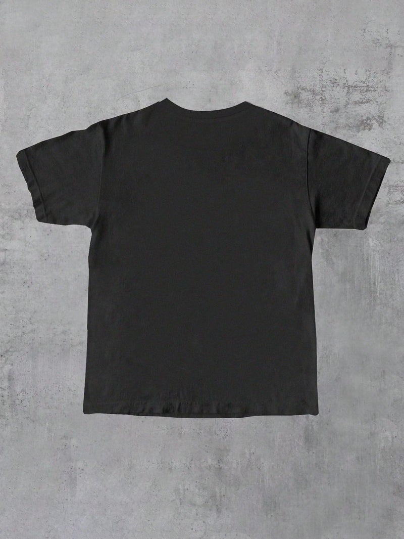 SXV STYLE 'Certified Freak ’ Printed Cool Aesthetic Oversized Baggy T-Shirt (in, Alpha, XS, Regular, Black) - Image 2