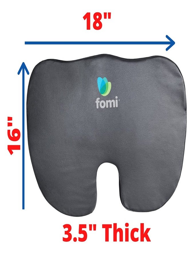 FOMI Extra Thick Water Resistant Seat Cushion (18" x 16" x 3.5") | Orthopedic Memory Foam | Incontinence and Spill Protection | Large Pillow for Car or Truck Seat, Office Chair, Wheelchair - Image 5
