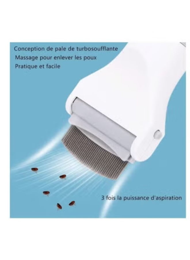 TIGER Electric Anti-Lice Comb – Chemical-Free Lice & Nit Removal Device with Gentle Suction and Capture Filter – Safe, Painless Lice Treatment Tool for Kids, Adults & Pets – Ergonomic Design for Home Use – Rechargeable, Reusable & Easy to Clean Lice Eliminator  - Image 2