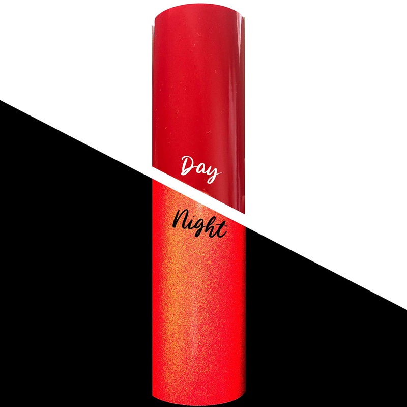 Red Reflective Vinyl Permanent Adhesive 12 x 4FT Reflective Vinyl for Cricut Cars Bikes Decals Street Signs Helmets Mailbox Reflective Tape Turner Moore Edition 12 x 48 Engineering Red