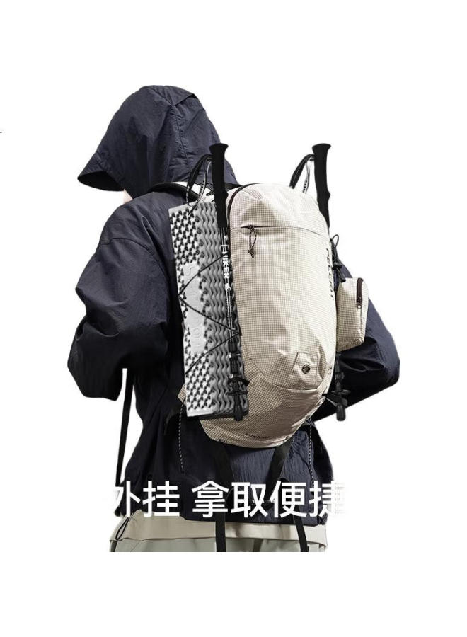 PELLIOT Outdoor Hiking Backpack, Trekking Rucksack, Water-Resistant Travel Backpack, Multifunctional Large Capacity 16402511 Obsidian Black - Image 2