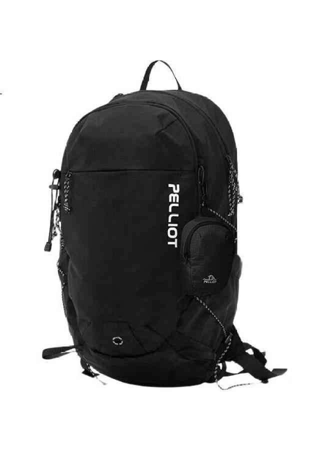 PELLIOT Outdoor Hiking Backpack, Trekking Rucksack, Water-Resistant Travel Backpack, Multifunctional Large Capacity 16402511 Obsidian Black - Image 3