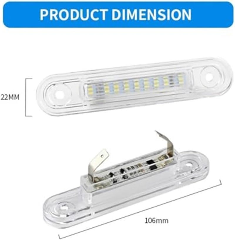 Wivplex Error Free White License Plate Light for Benz - Image 2
